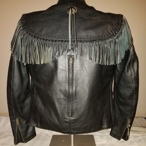 Ladies leather jacket
